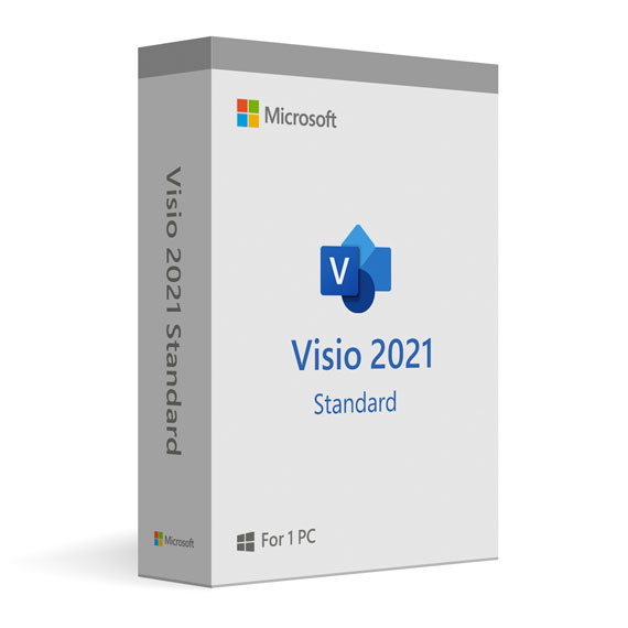 Microsoft Visio Standard 2021 pour Windows